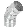 PATIKIL 4" OD 45 Degree Elbow Duct Pipe Connector, HVAC