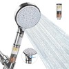 Filtered Shower Head with Handheld, 6-Spray High Pressure Shower Head