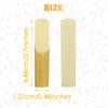 20Pack Bb Clarinet Reeds, Strength 2.5, Traditional Style with Portable