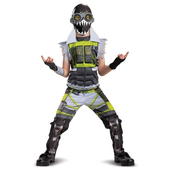 Apex Legends Octane Costume, Video Game Inspired Muscle Padded Jumpsuit