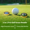 VIGLORY High Precision Golf Green Reader Funny Ball Marker Golf