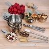 Hudson Essentials Stainless Steel Measuring Cups and Spoons Set (15