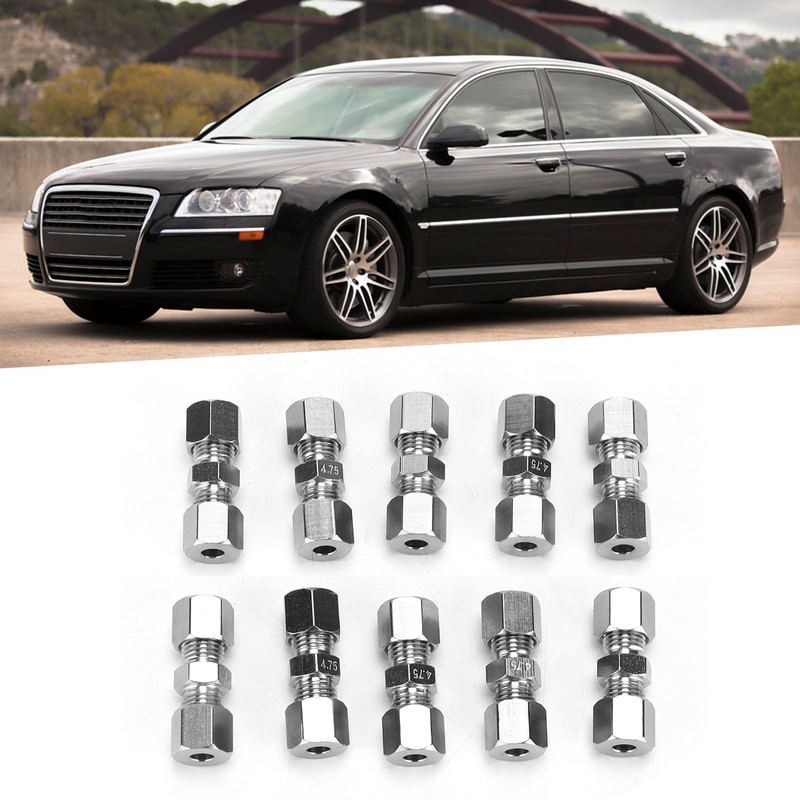 10PCS Quick Brake Line Connector for 4.75mm Braking Cable Metal