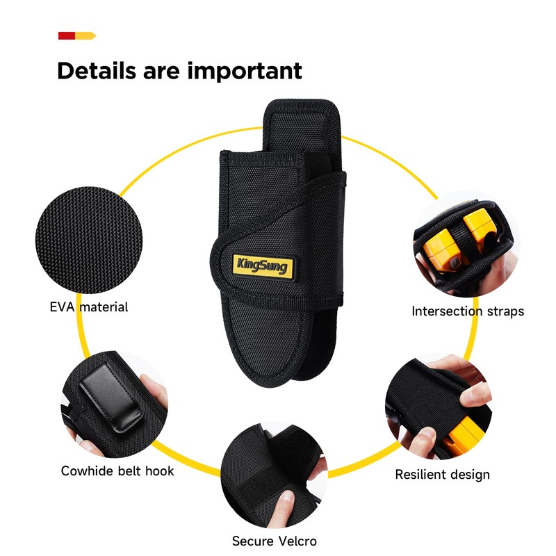 KingSung Clamp Meter Holster for Fluke 323/324/325/376FC/362/318 and More Electrical