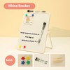 Double-Sided Magnetic Whiteboard - 17×21.3cm (6.7×8.4in) with Stand | Includes