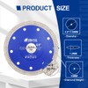 SHDIATOOL Diamond Cutting Disc Cutting Disc Turbo Mesh with X