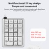 21 Key Numeric Keypad DC 5V Linear Action Switch Mini