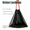 Black Bin Liners 35 L with Drawstring Pack of 50