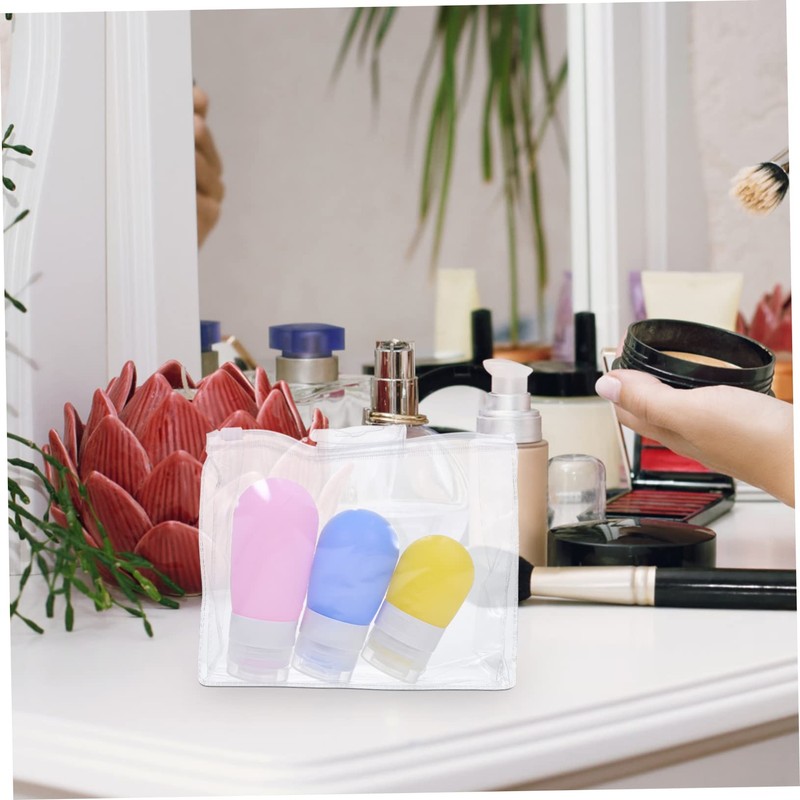 FOMIYES 3 Sets Travel Bottle Set Toiletry Bottles Portable and