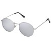SojoS SJ1014 fashion round, polarised, unisex, sunglasses, mirrored lenses, sunglasses