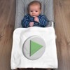 Azeeda 'Play Button' Cotton Baby Blanket/Shawl (BY00035310)