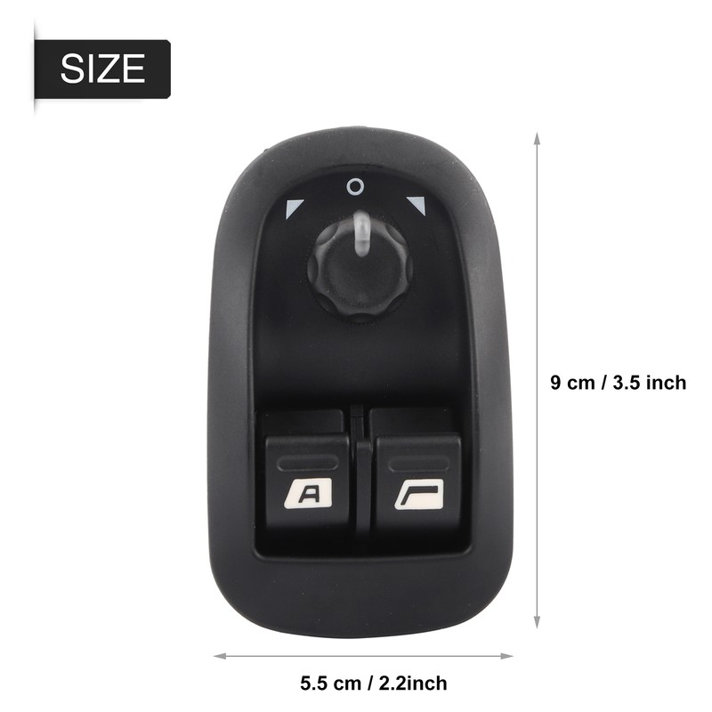 Electric Power Window Switch Mirror Button Control for Peugeot 206