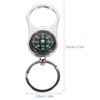 NOLITOY Compass & Keychain Set of 3, Retro, Zinc Alloy,