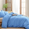 SSW HOMES King Size Duvet Cover Set (Light Blue) -