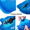 Achsoo Collapsible Water Bottles Folding Soft Flask Hydration Bladder Leakproof
