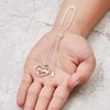 Philip Jones Girl and Horse Heart Necklace Created with Zircondia®