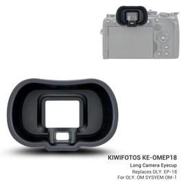 KIWIFOTOS Soft Camera Eyecup Eyepiece Viewfinder Protector for Olympus OM SYSYEM OM-1, Replaces Olympus EP-18 Eyecup