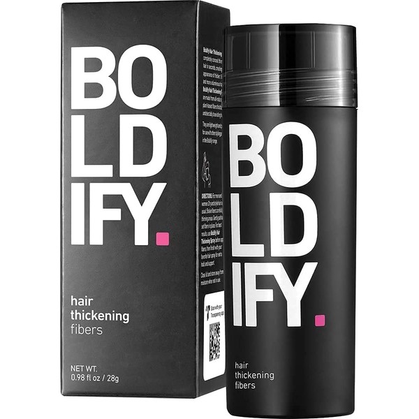 BOLDIFY Hair Fibres for Thinning Hair, Medium Blonde, Invisible, 28 g Bottle, Conceals Hair Loss in 15 Seconds, Hair Thickening for Fine Hair for Men and Women