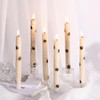 Eywamage Birch Bark LED Taper Candles with Remote, Battery Operated