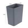 Tstorage 4.5 Gallon Small Plastic Waste Basket, Office Garbage Cans,