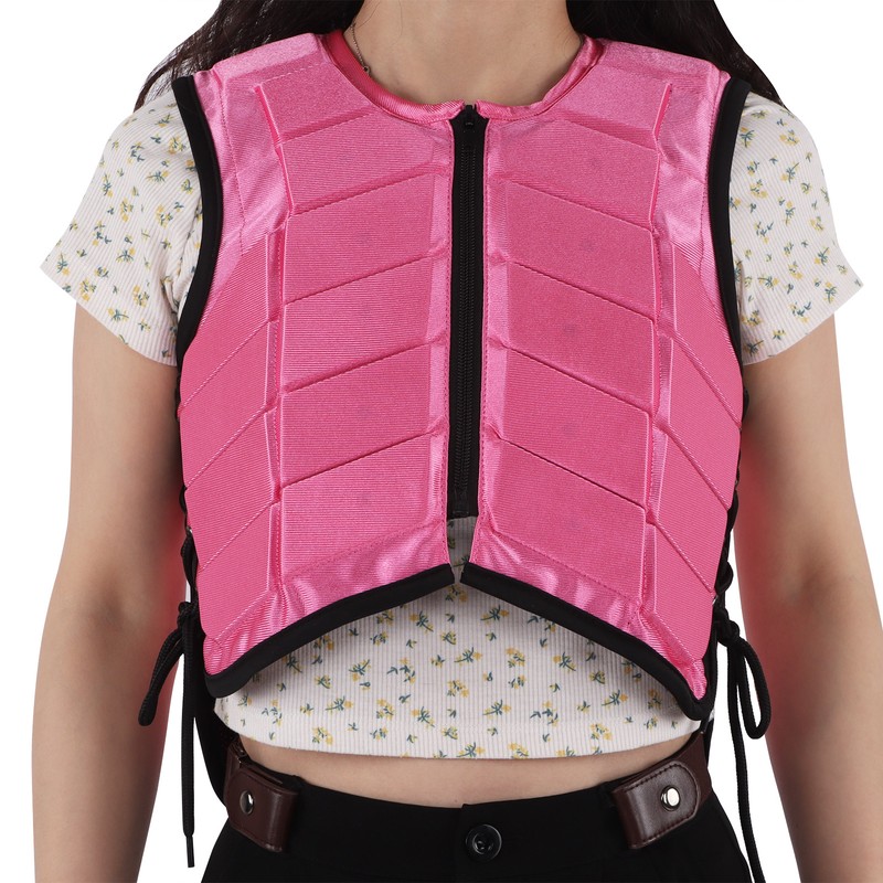 Kids Equestrian Vest Foam Padded Safety Horse Riding Protective Gear