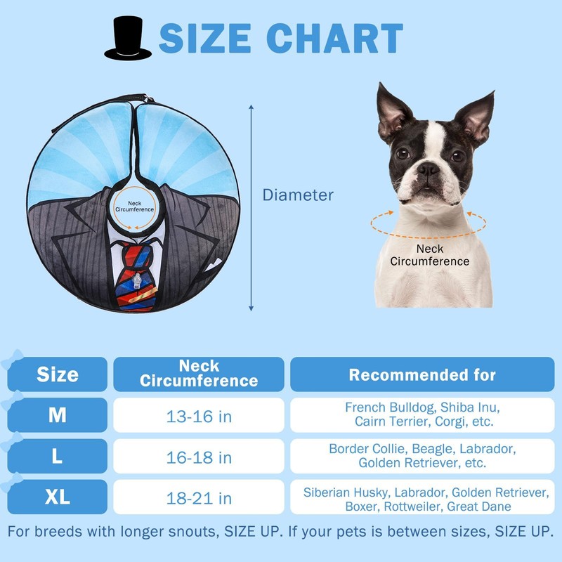 SCENEREAL Dog Cone Alternative After Surgery Donut Collar, Soft Pet