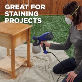 HomeRight 2412331 Quick Finish HVLP Paint Sprayer Power Painter, Spray Gun fo...