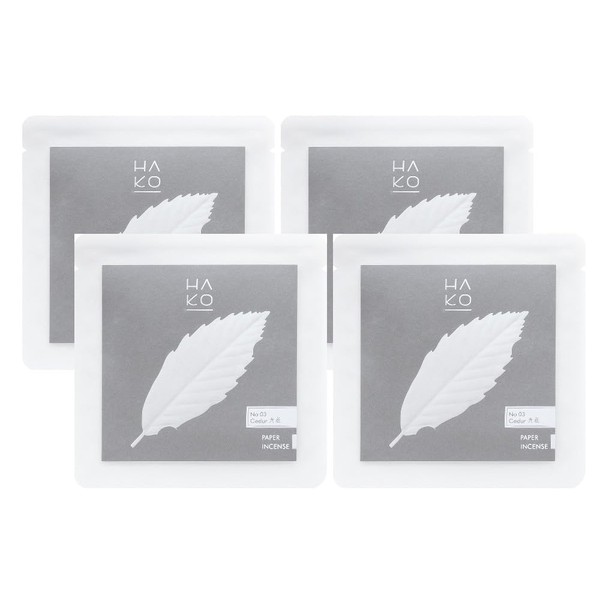[Set of 4] HA KO Leaf Incense, Individual Packaging Type