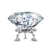 Large Crystal Diamond Paperweight with Stand Jewels Wedding Decorations Centerpieces
