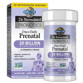 Garden of Life Probiticos Prenatal, Frmula para dar soporte a Mam y Beb durante el Embarazo y poca de Lactancia, 30 cpsulas vegetarianas              