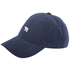 Nfpggs Polar Bear Embroidered Baseball Cap, Unstructured Outdoor Baseball Cap Composed of six Cap Leaves. (UK, Alpha, M, 4XL, Blue)