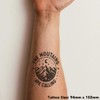 'The Mountains Are Calling' Temporary Tattoo - Water Resistant, Skin-Safe,