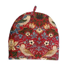William Morris Strawberry Thief Red Small Tea Cosy