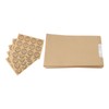 50PCS Bread Bag Kraft Paper Transparent Window Baked Food Packaging