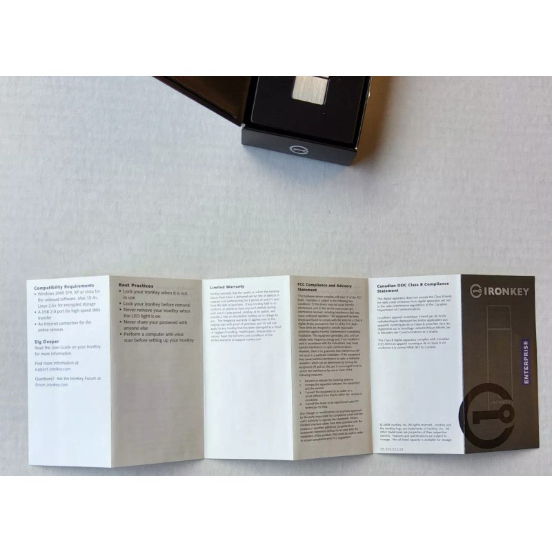 IronKey ENTERPRISE S200 16GB Secure USB Flash Drive Level 3