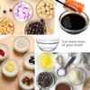 DABH4ND Small Glass Bowls for Cooking Prep, Clear Glass Bowls