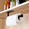 Porta Rollos de Cocina de Acero Inoxidable 304 Negro sin