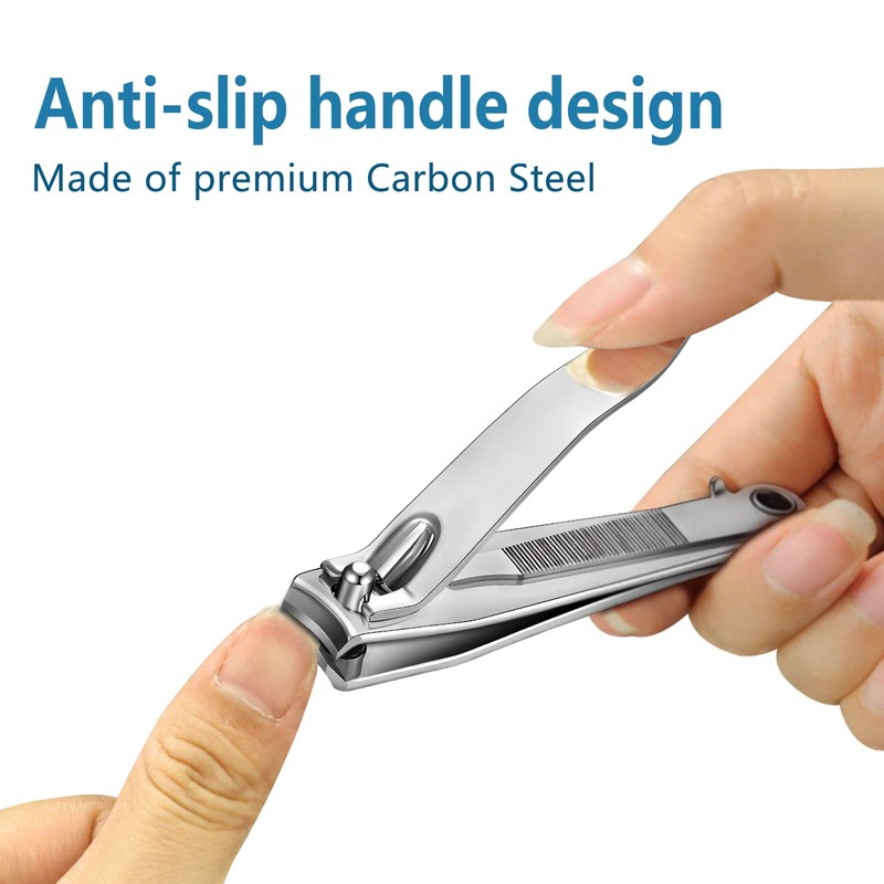 Nail Clippers Set - Professional Stainless-Steel Clippers for Thick Toenails
