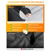 Small Mini Excavator Cover, 420D Waterproof Zippered Storage Cover |