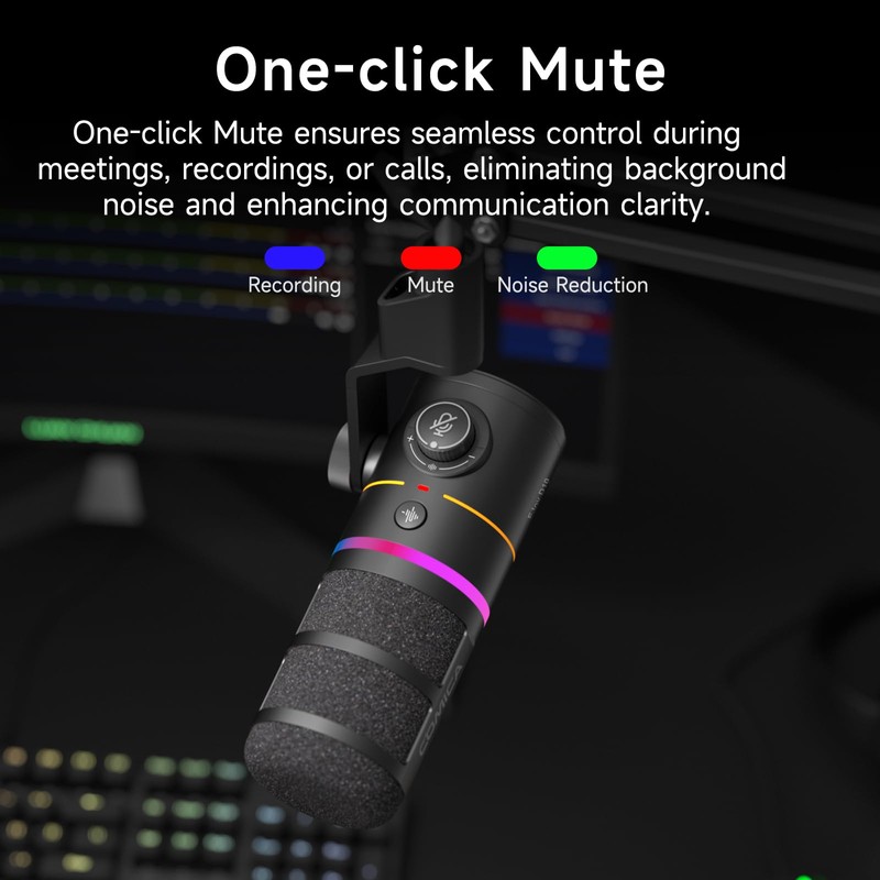 COMICA EJoy D10(A) USB/XLR Dynamic Gaming Microphone – Boom Arm