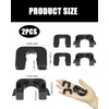 JIPUKE 2 Set Rear Parcel Shelf Clips,for Parcel Shelf Fastening