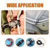 ISPINNER 12 Pack 1.75 Inch Rubber Cushioned Stainless Steel Cable