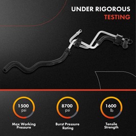 A-Premium Power Steering Return Hose Line Assembly Compatible with Nissan 370Z 2009-2020 Infiniti EX35 2008-2012 EX37 2013 G25 G35 G37 Q40 Q60 QX50