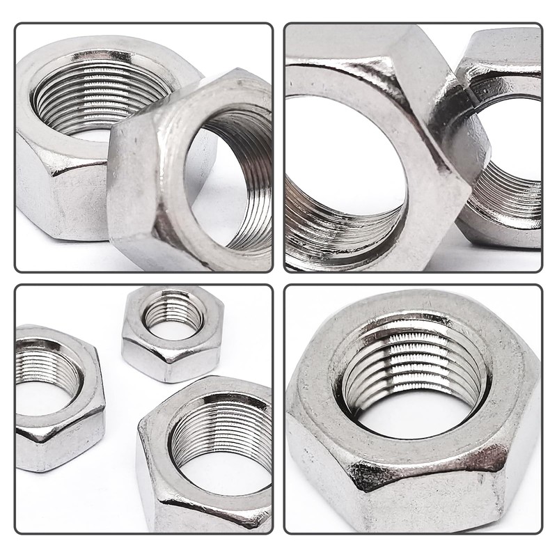 20 tuercas hexagonales de paso M6 x 0,75 mm de