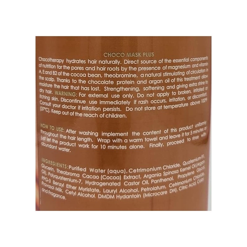 Golez Choco Mask Plus 60 oz. Chocolate Protein, Sulfate and