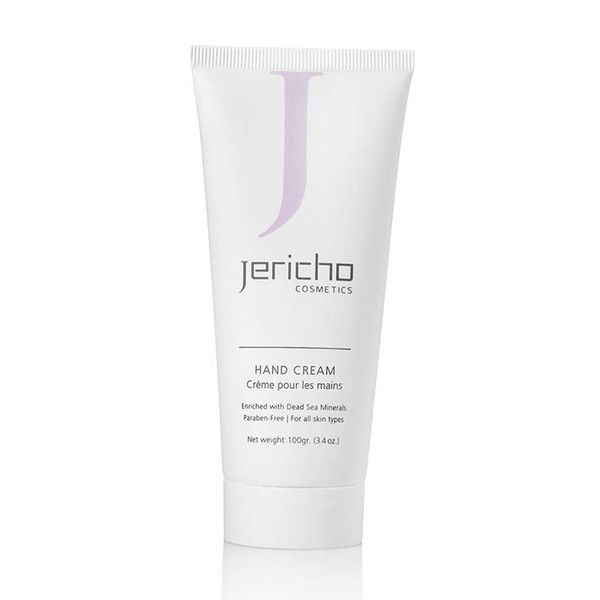Jericho Cosmetics Dead Sea Hand Cream (3.5 Oz / 100 Gr) - Give Your Hands the Gift of Rich Dead Sea Mineral Treatment for Smoother and Softer Hands