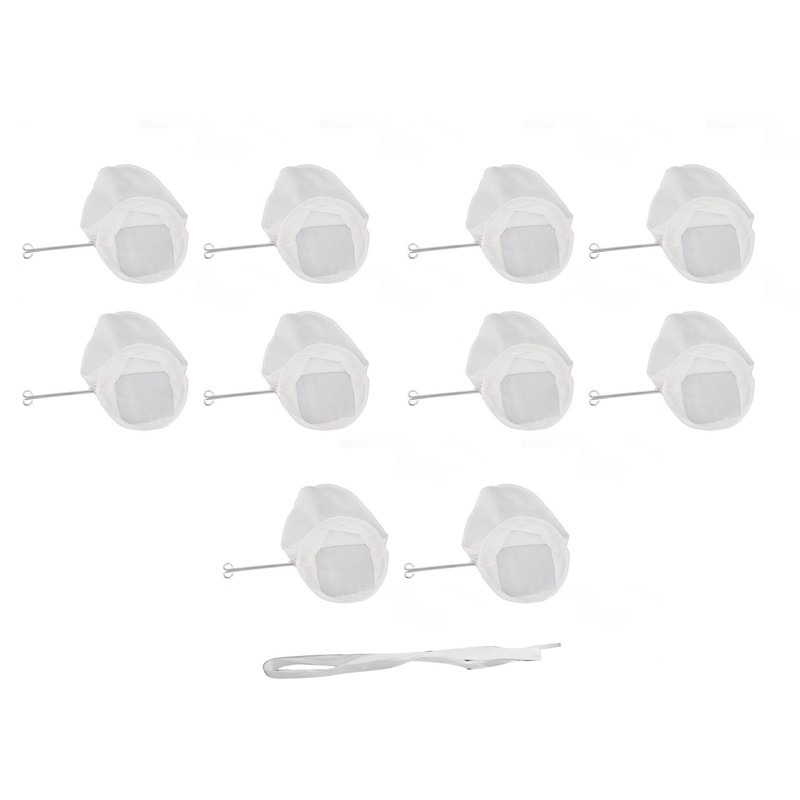 10Pcs Ultra Fine Mesh Strainer Bag Resuable Mesh Filter Bag