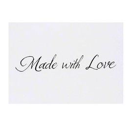 'Made With Love' Temporary Tattoo - Water Resistant, Skin-Safe, Non-Toxic Transfer (TO00083865)