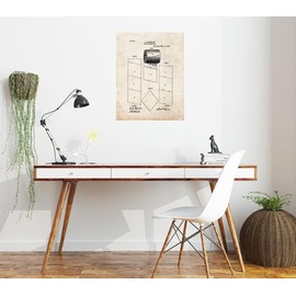 Toilet Paper Roll Patent Print Old Look (8" x 10") M12307