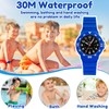 SOCICO Childrens Analog Watch, Waterproof Time Teaching Watch for Boys